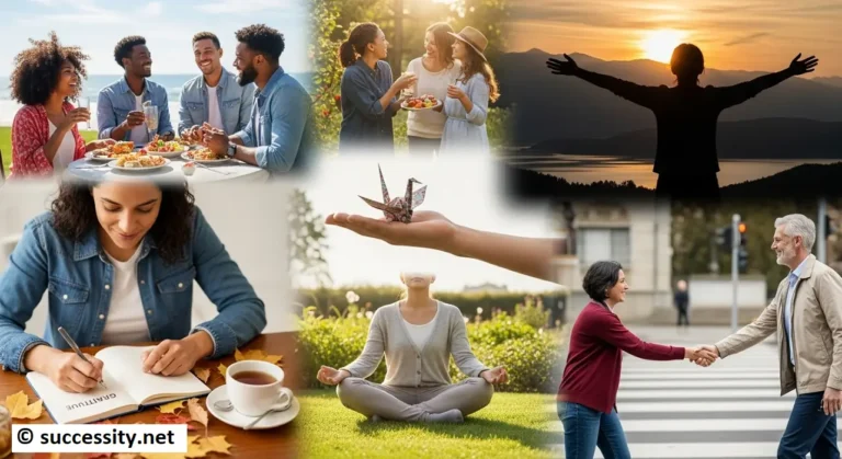 Practicing gratitude benefits