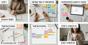 The 5 Step Framework for a Perfectly Planned Week
