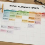 Weekly planning efficiency