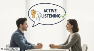 Upset couple facing communication roadblocks and stonewalling during a difficult conversation about their relationship