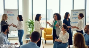 Two people engaging in a deep conversation demonstrating genuine empathy and high emotional intelligence for better social connection