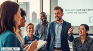Group of friends sharing a laugh, illustrating how humor and positivity build charisma and strengthen relationships