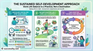 A sustained self-development approach to achieving long-term work-life balance and sustainable growth
